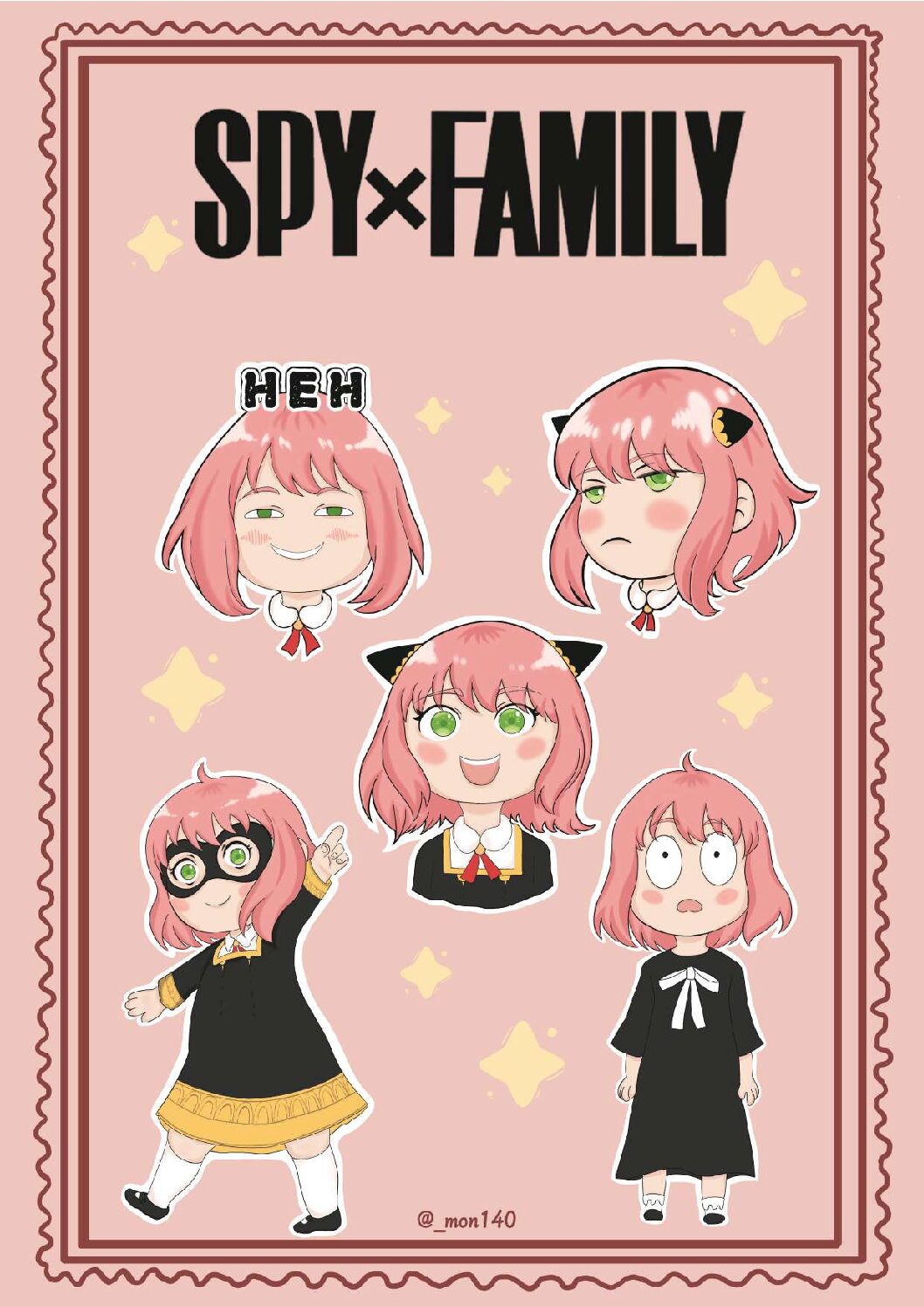 ملصقات Spy X Family